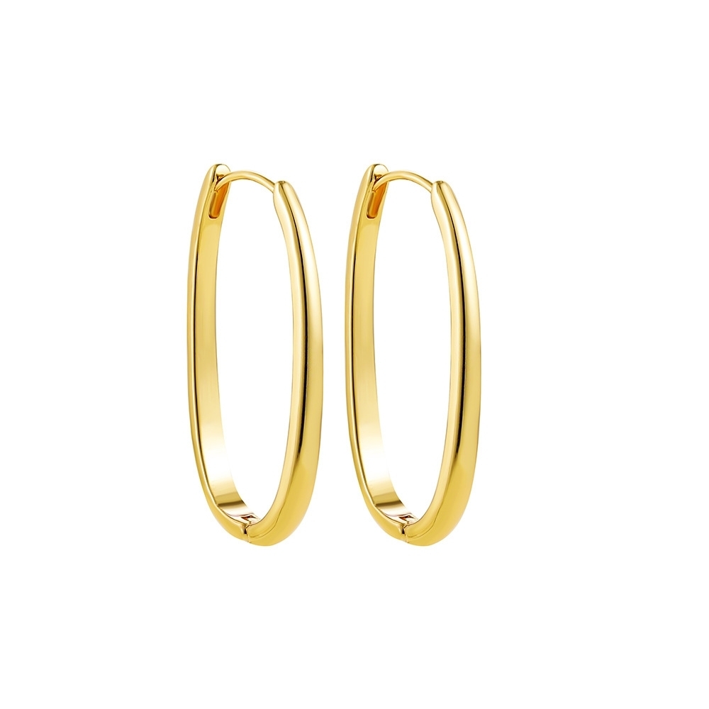 Elegant Gold Hoop Earrings
